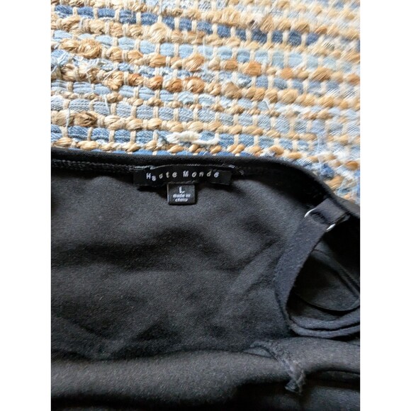 Haute Monde Cropped Bustier Top Large Rhinestones Bling Elastic Stretch Back - Picture 8 of 9